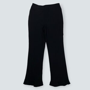 OPENING CEREMONY William Circle Ruffle-hem Ponte Pant Black $325 Sold Out Size 2